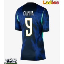 Brazil Matheus Cunha #9 Replica Away Shirt Ladies World Cup 2026 Short Sleeve